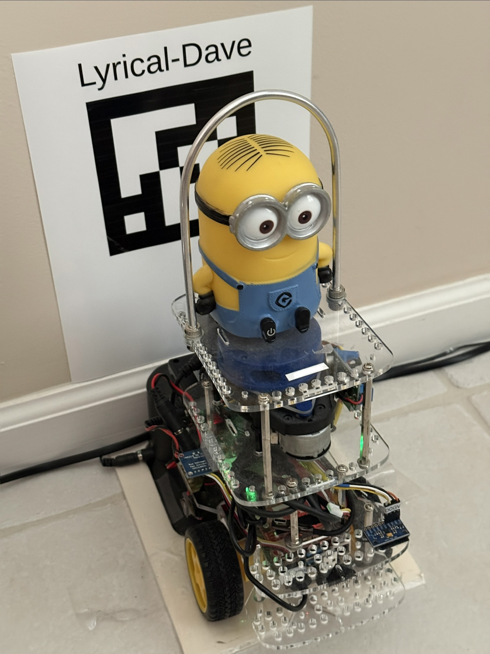 Lyrical-Dave, a GoPiGo3 ROS 2 robot